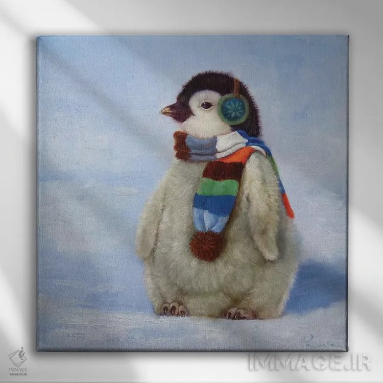 تابلو منفی سی درجه اثر لوسیا هفرنان - نمای روبهرو روی دیوار