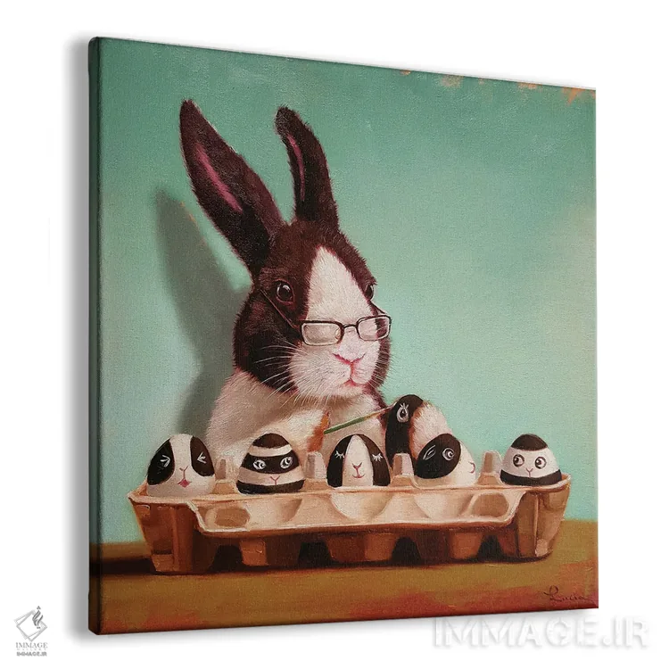 تابلو دنگی حساب کردن (اصطلاح تقسیم هزینه) اثر لوسیا هفرنان - نمای پرسپکتیو محصول