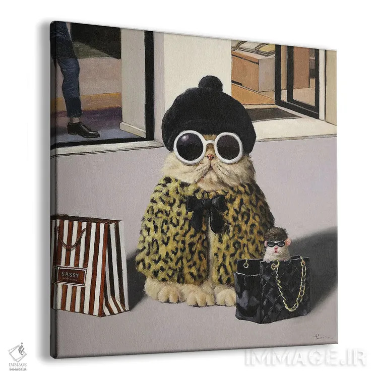 تابلو خرید درمانی اثر لوسیا هفرنان - نمای پرسپکتیو محصول