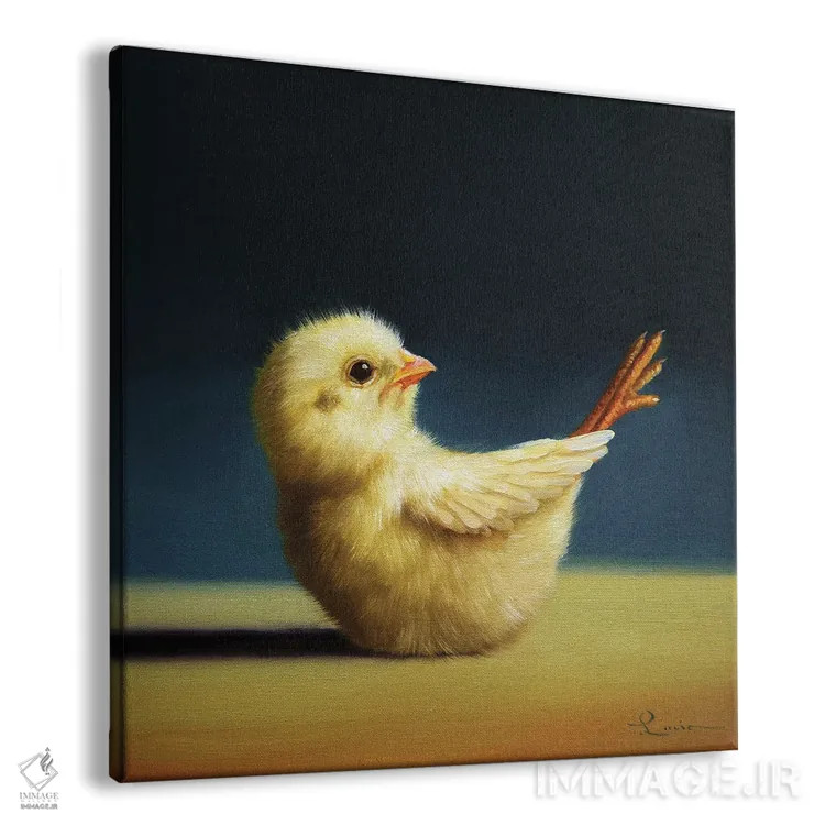 تابلو حالت قایق (جوجه یوگاکار) اثر لوسیا هفرنان - نمای پرسپکتیو محصول