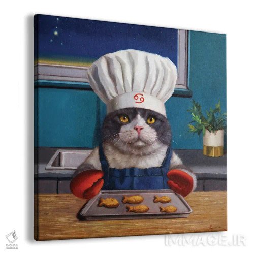 تابلو برج سرطان (خرچنگ) اثر لوسیا هفرنان - نمای پرسپکتیو محصول