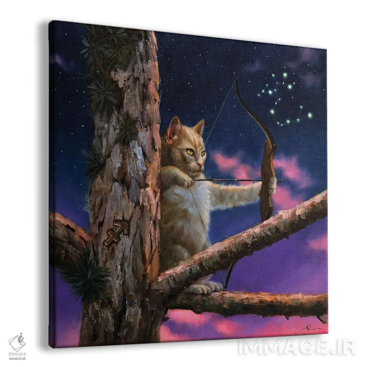 تابلو برج قوس (کماندار) اثر لوسیا هفرنان - نمای پرسپکتیو محصول