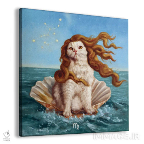 تابلو برج سنبله (دوشیزه) اثر لوسیا هفرنان - نمای پرسپکتیو محصول