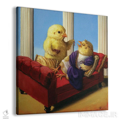 تابلو ناهار امپراتور اثر لوسیا هفرنان - نمای پرسپکتیو محصول