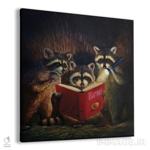 تابلو گنگستر حیاط پشتی اثر لوسیا هفرنان - نمای پرسپکتیو محصول