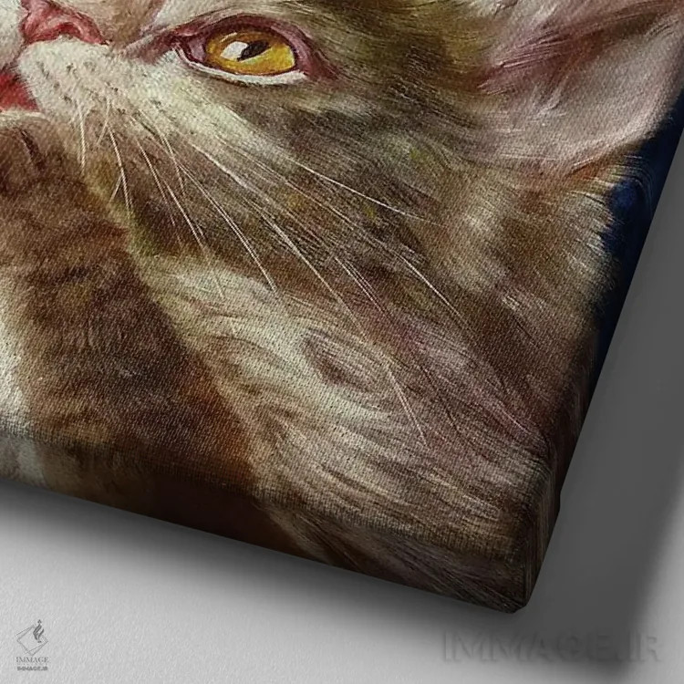 تابلو حباب بازی اثر لوسیا هفرنان - نمای نزدیک بافت بوم