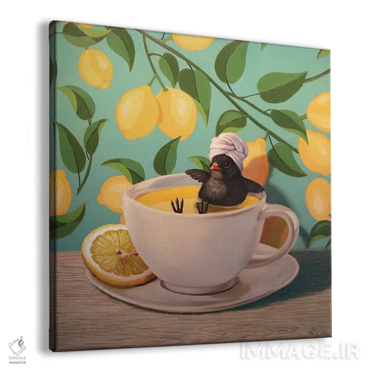 تابلو وقتی زندگی بهت لیمو میدهد اثر لوسیا هفرنان - نمای پرسپکتیو محصول