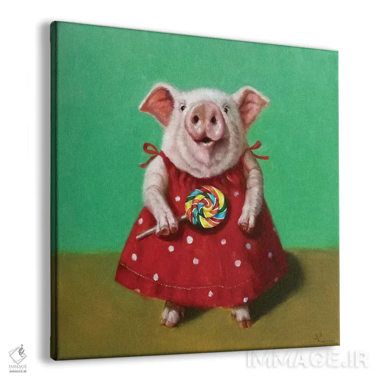 تابلو چسبناک اثر لوسیا هفرنان - نمای پرسپکتیو محصول