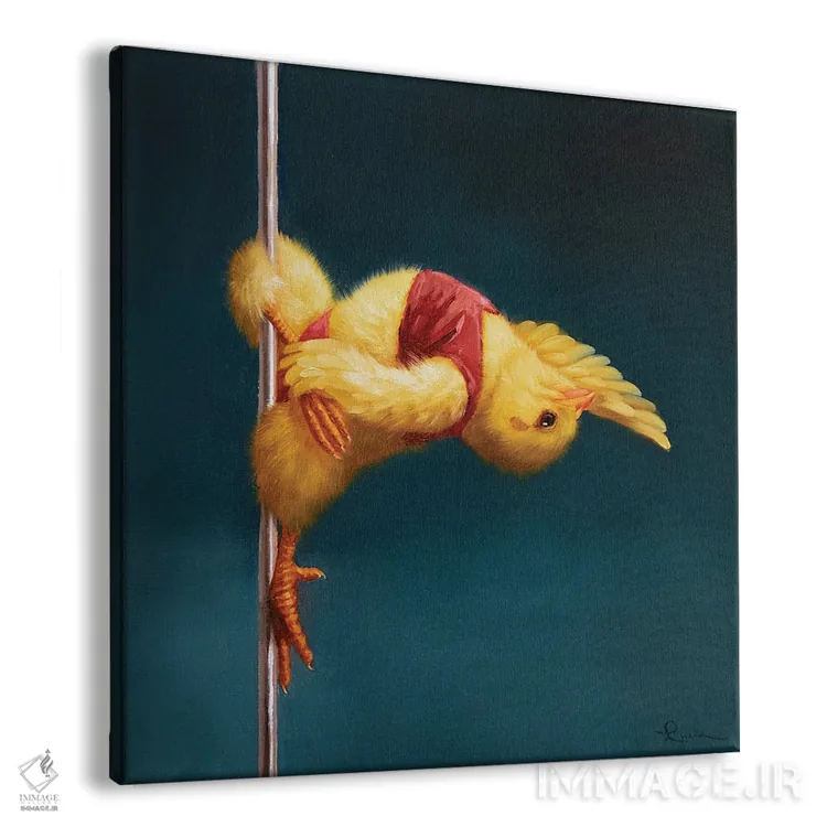 تابلو جوجه میلهای: ستارهنگر اثر لوسیا هفرنان - نمای پرسپکتیو محصول