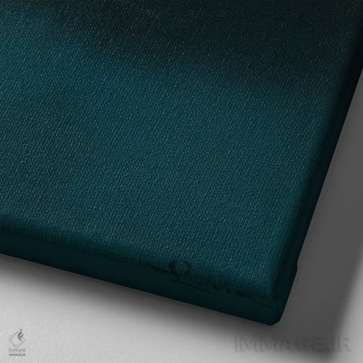 تابلو جوجه میلهای: وی وارونه (حرکت ورزشی) اثر لوسیا هفرنان - نمای نزدیک بافت بوم