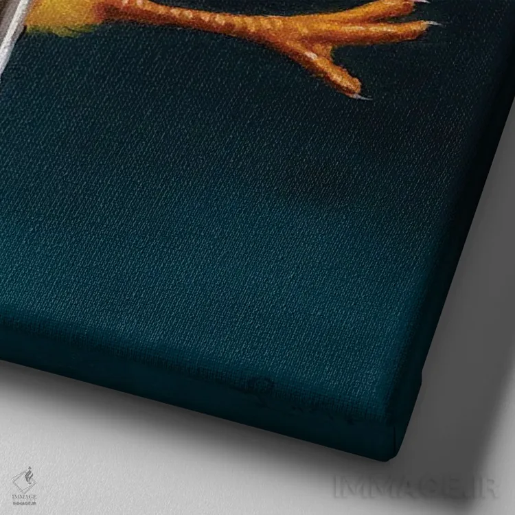 تابلو جوجه میلهای: ماتریکس اثر لوسیا هفرنان - نمای نزدیک بافت بوم