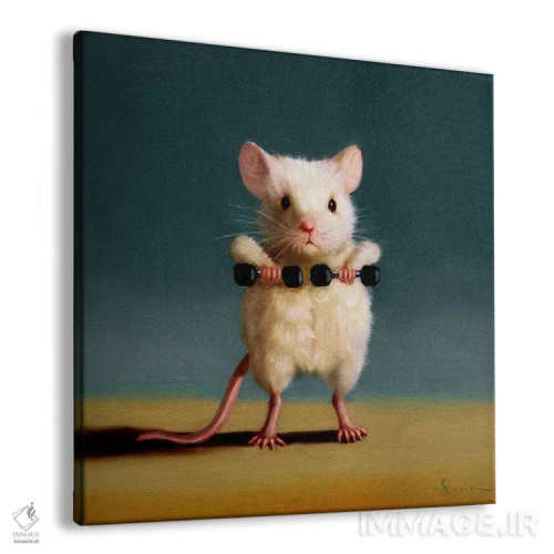 تابلو زیر بغل ایستاده (موش باشگاه) اثر لوسیا هفرنان - نمای پرسپکتیو محصول