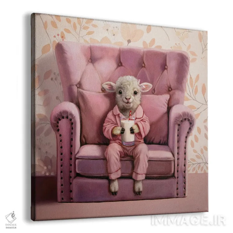 تابلو شب بهخیر اثر لوسیا هفرنان - نمای پرسپکتیو محصول