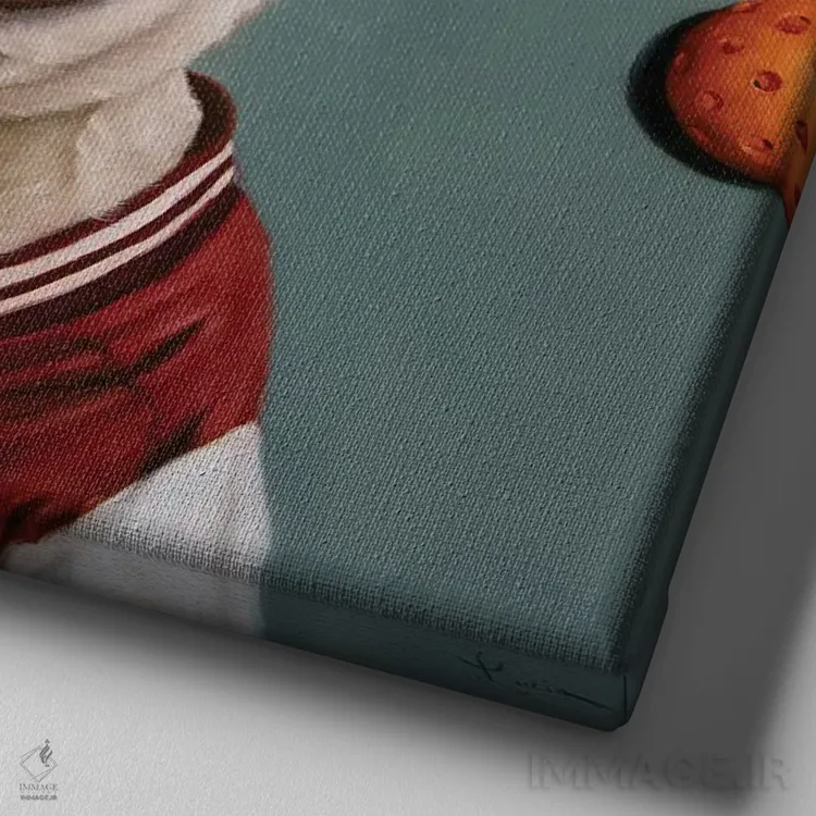 تابلو پیکل دانشگاهی اثر لوسیا هفرنان - نمای نزدیک بافت بوم