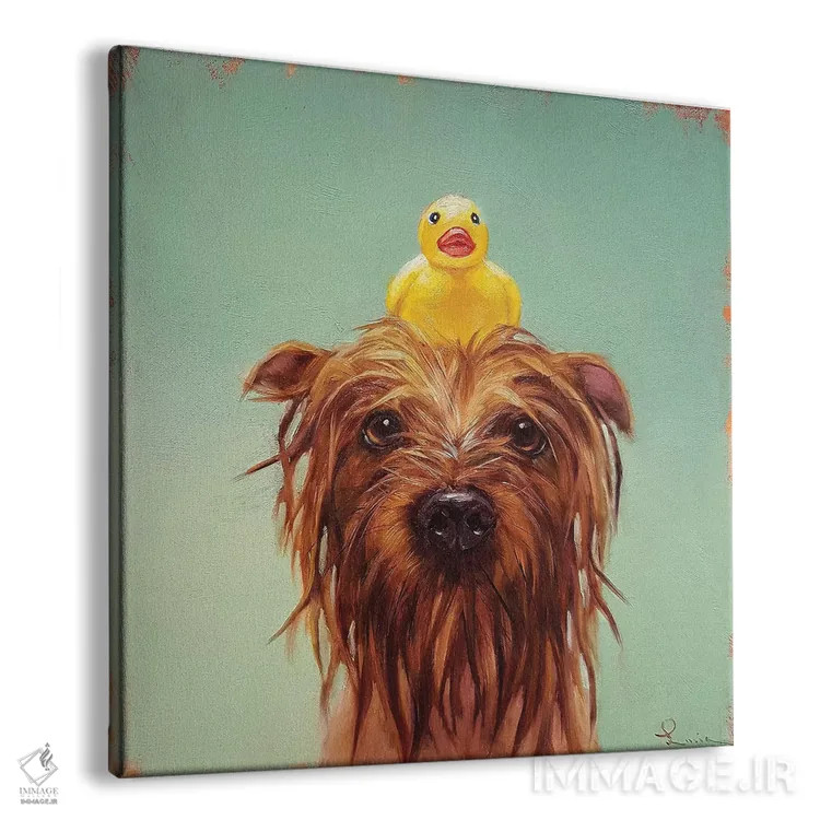 تابلو زمان حمام اثر لوسیا هفرنان - نمای پرسپکتیو محصول