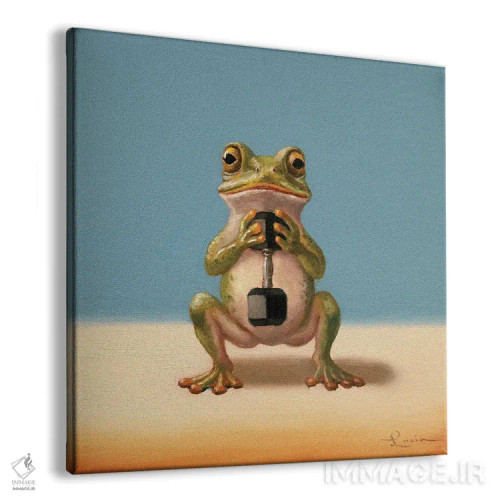 تابلو اسکوات گابلت (قورباغه باشگاه) اثر لوسیا هفرنان - نمای پرسپکتیو محصول