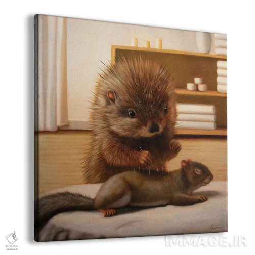 تابلو متخصص طب سوزنی اثر لوسیا هفرنان - نمای پرسپکتیو محصول