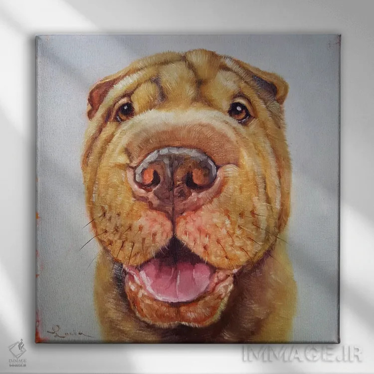 تابلو دماغت را دنبال کن شش اثر لوسیا هفرنان - نمای روبهرو روی دیوار