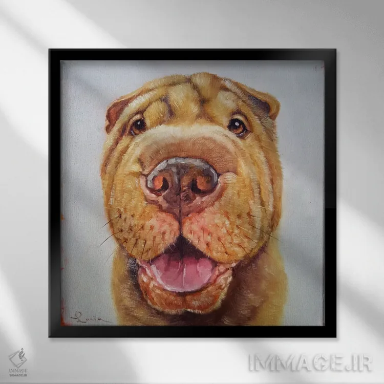 تابلو دماغت را دنبال کن شش اثر لوسیا هفرنان - نمای قابدار مشکی