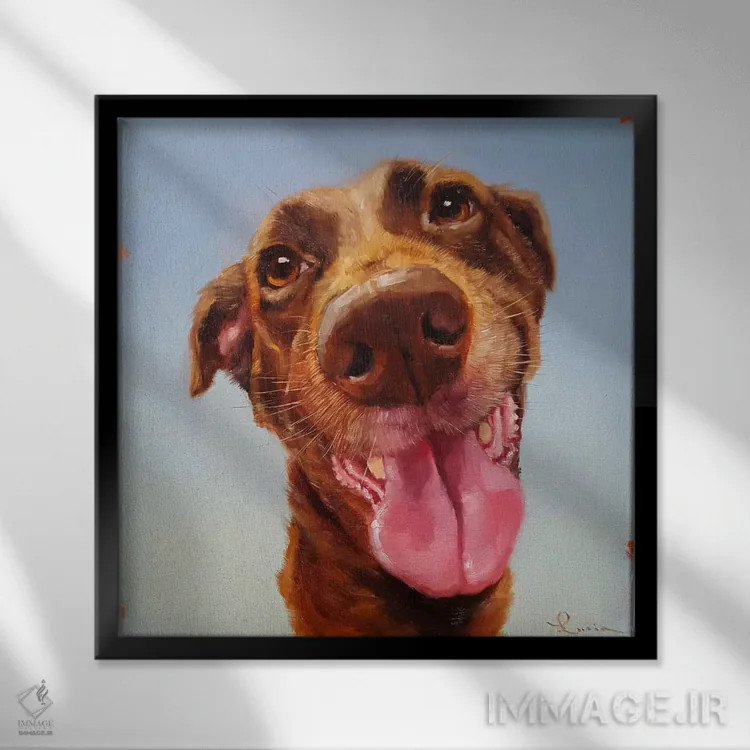 تابلو دماغت را دنبال کن پنج اثر لوسیا هفرنان - نمای قابدار مشکی