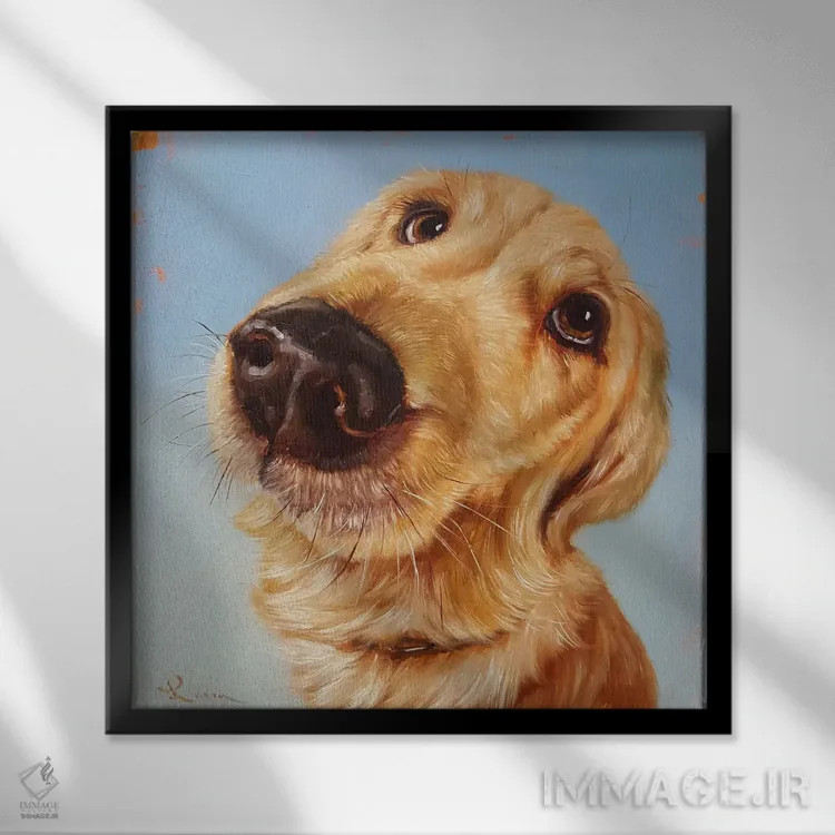 تابلو دماغت را دنبال کن چهار اثر لوسیا هفرنان - نمای قابدار مشکی