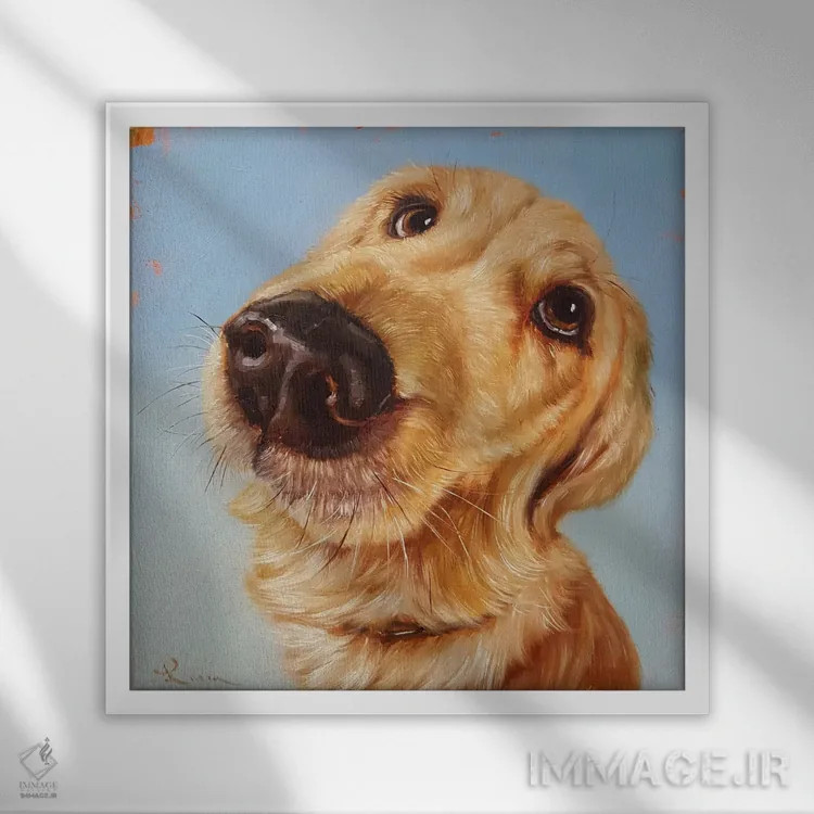 تابلو دماغت را دنبال کن چهار اثر لوسیا هفرنان - نمای قابدار سفید