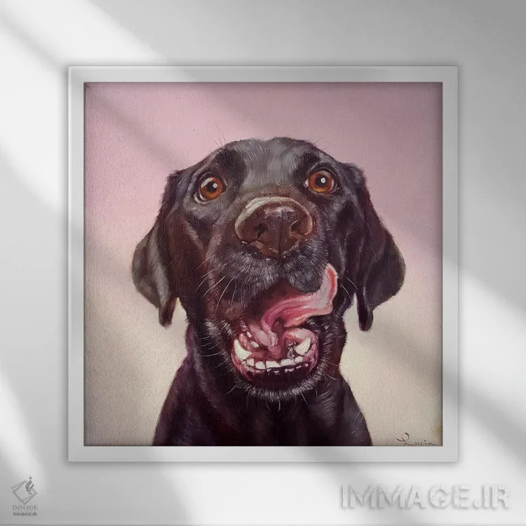 تابلو دماغت را دنبال کن هفت اثر لوسیا هفرنان - نمای قابدار سفید