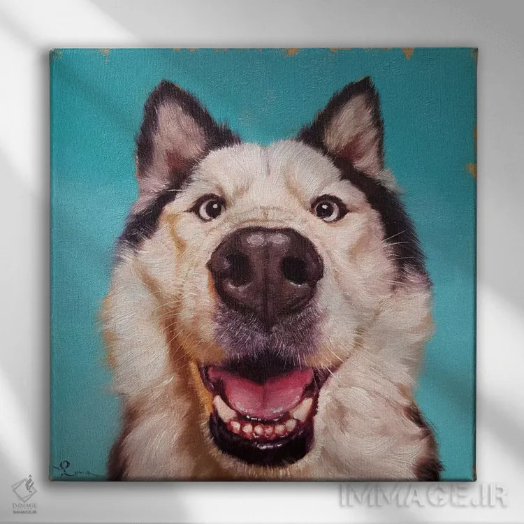 تابلو دماغت را دنبال کن ده اثر لوسیا هفرنان - نمای روبهرو روی دیوار