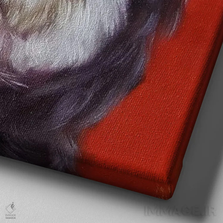 تابلو دماغت را دنبال کن یازده اثر لوسیا هفرنان - نمای نزدیک بافت بوم