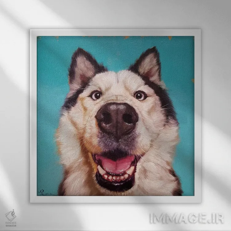 تابلو دماغت را دنبال کن ده اثر لوسیا هفرنان - نمای قابدار سفید