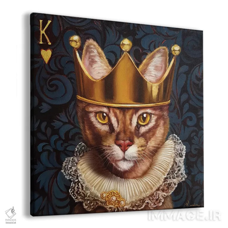 تابلو شاه دلها اثر لوسیا هفرنان - نمای پرسپکتیو محصول