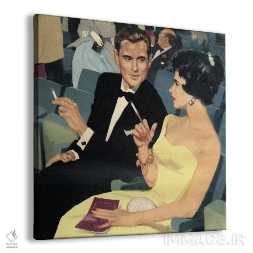 تابلو یک شب خوش بیرون اثر همینگوی دیزاین (استودیو طراحی) - نمای پرسپکتیو محصول