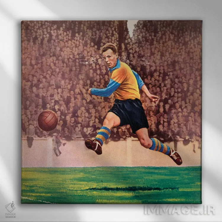 تابلو جان چارلز اثر همینگوی دیزاین (استودیو طراحی) - نمای روبهرو روی دیوار