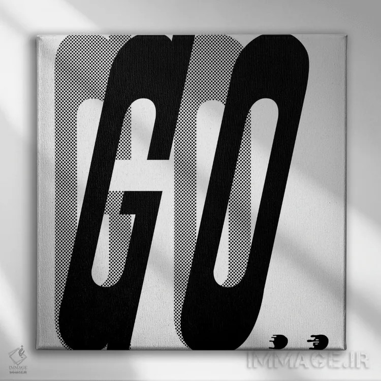 تابلو برو! اثر همینگوی دیزاین (استودیو طراحی) - نمای روبهرو روی دیوار