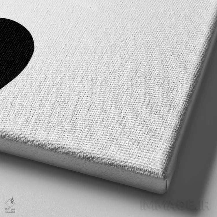 تابلو هی آقای دیجی! اثر همینگوی دیزاین (استودیو طراحی) - نمای نزدیک بافت بوم