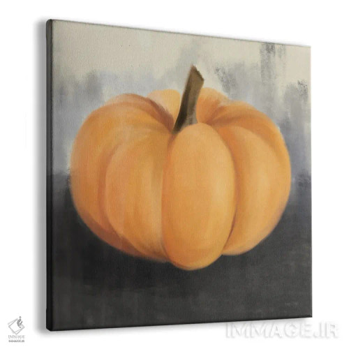 تابلو کدو تنبل روستایی نارنجی اثر هاوس فنوی (برند هنری) - نمای پرسپکتیو محصول