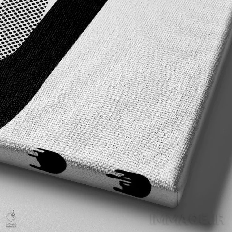 تابلو برو! اثر همینگوی دیزاین (استودیو طراحی) - نمای نزدیک بافت بوم