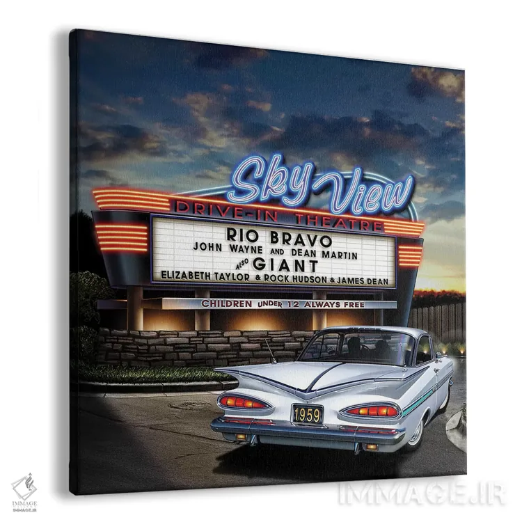 تابلو سینمای خودرو اسکایویو ۲ اثر هلن فلینت - نمای پرسپکتیو محصول