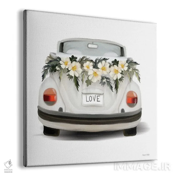 تابلو خودروی کروک باغ گل اثر هاوس فنوی (برند هنری) - نمای پرسپکتیو محصول