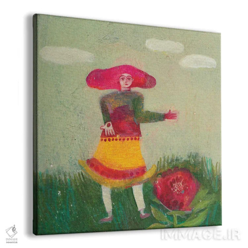 تابلو دانه عشق اثر هانیه قشقایی - نمای پرسپکتیو محصول