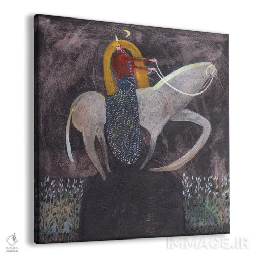 تابلو یک دیدار دیگر با تو اثر هانیه قشقایی - نمای پرسپکتیو محصول