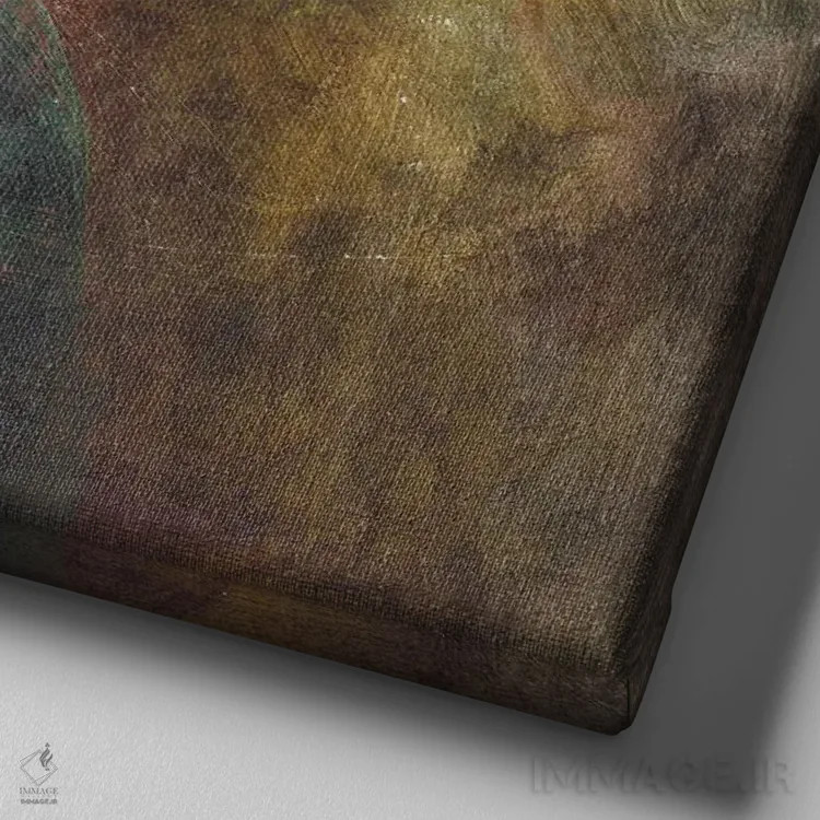 تابلو خانهام کجاست؟ اثر هانیه قشقایی - نمای نزدیک بافت بوم