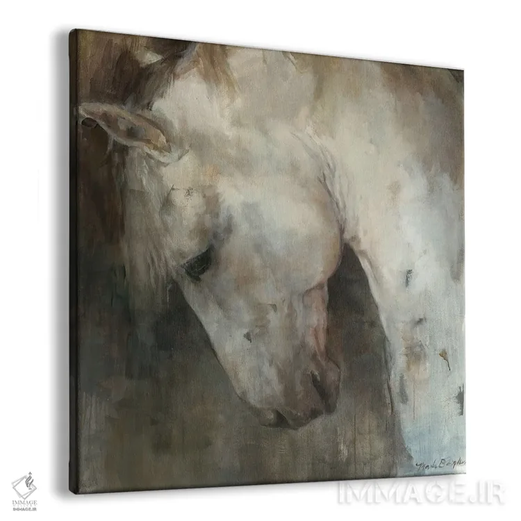 تابلو اسب رنسانس اثر مریلین هاگمن - نمای پرسپکتیو محصول