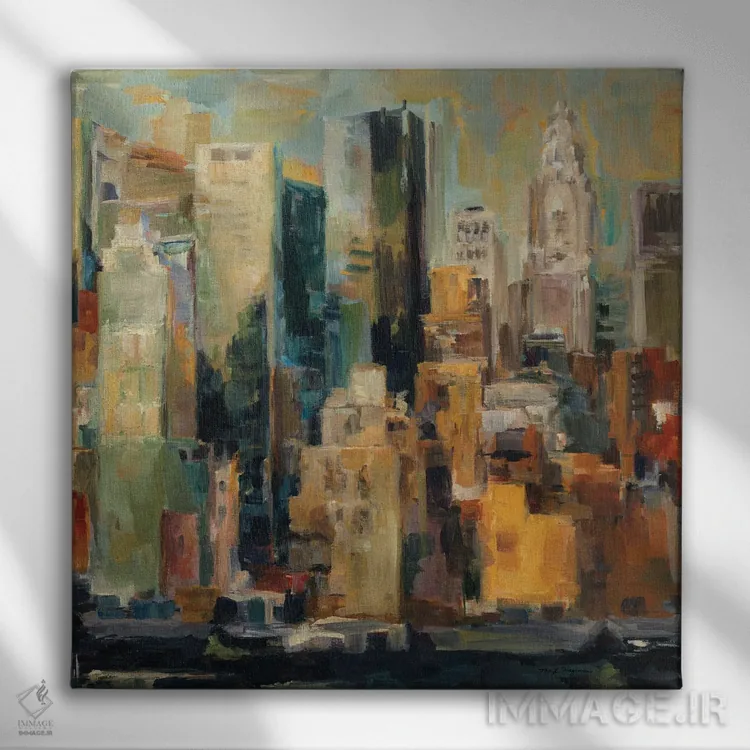 تابلو New York,نیویورک، نیویورک اثر مریلین هاگمن - نمای روبهرو روی دیوار