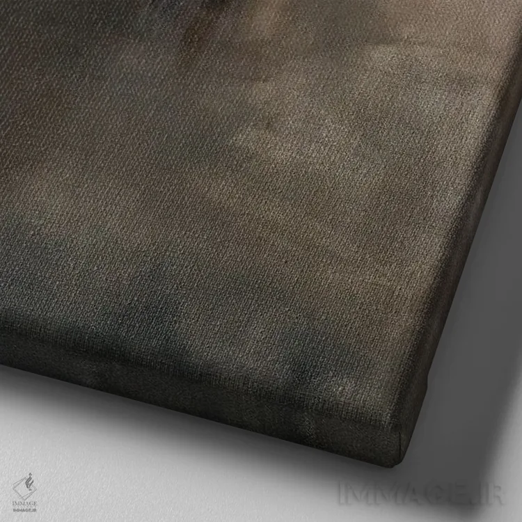 تابلو اسب کلاسیک اثر مریلین هاگمن - نمای نزدیک بافت بوم