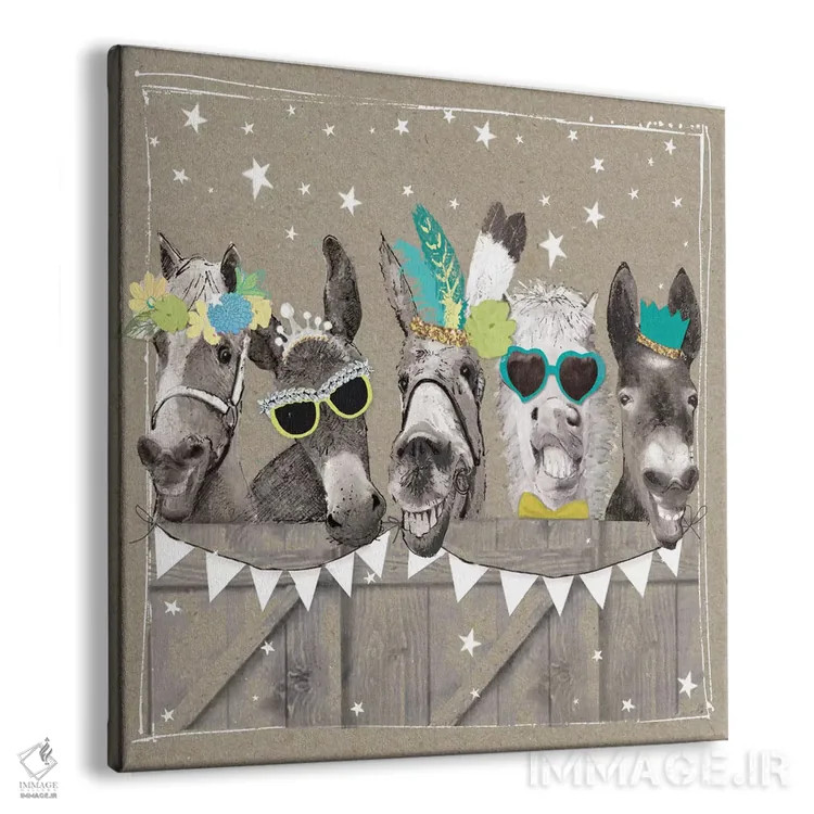 تابلو مزرعه Fancy Pants ۶ اثر هموند گاور - نمای پرسپکتیو محصول