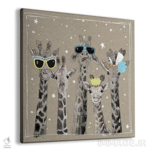 تابلو باغ وحش Fancy Pants ۳ اثر هموند گاور - نمای پرسپکتیو محصول