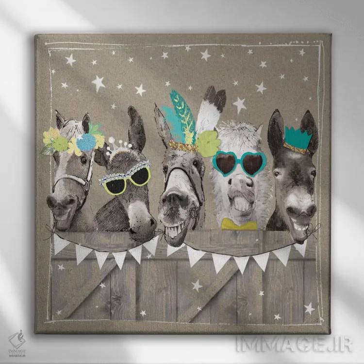 تابلو مزرعه Fancy Pants ۶ اثر هموند گاور - نمای روبهرو روی دیوار