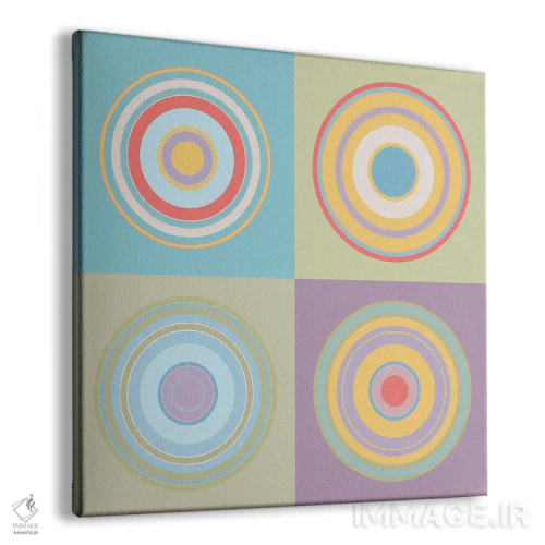 تابلو ماندالاهای رضایت اثر هیوگو والنتاین - نمای پرسپکتیو محصول