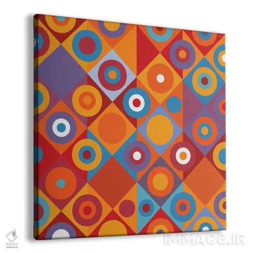 تابلو هارمونی اتفاقات خوشیُمن اثر هیوگو والنتاین - نمای پرسپکتیو محصول